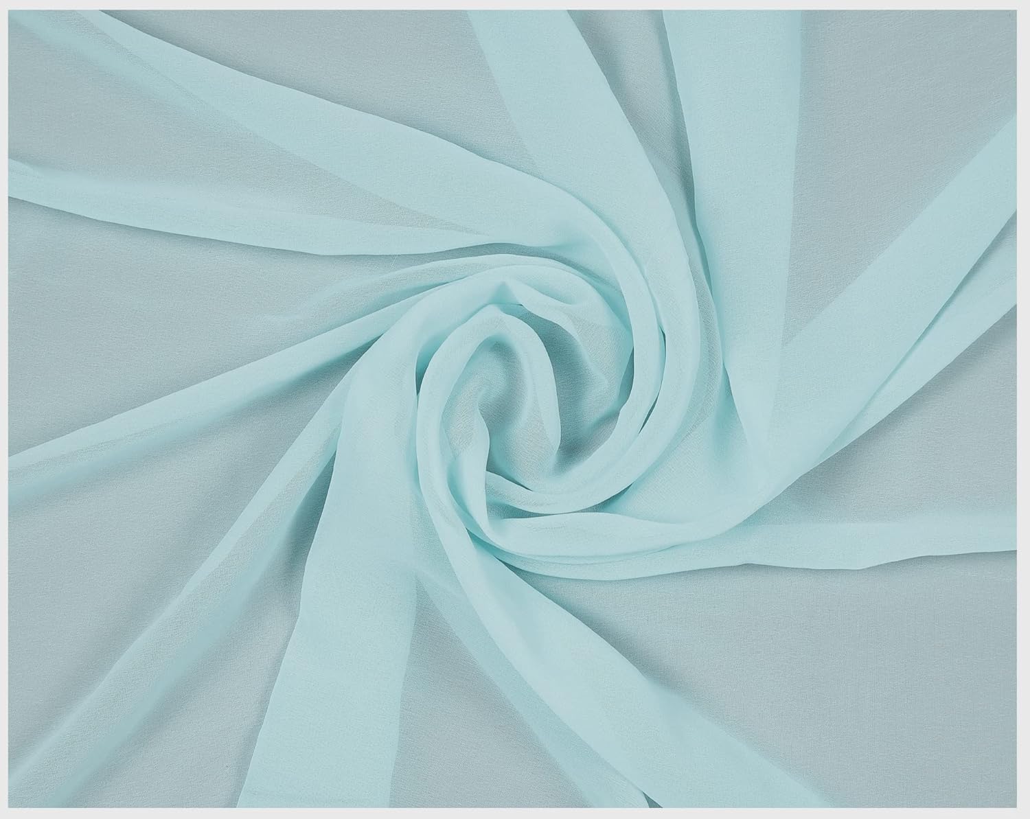 MDS – Paquete de 10 yardas de tela de gasa sólida para novia, perno de tela transparente vintage para vestido de novia, decoración de bricolaje,