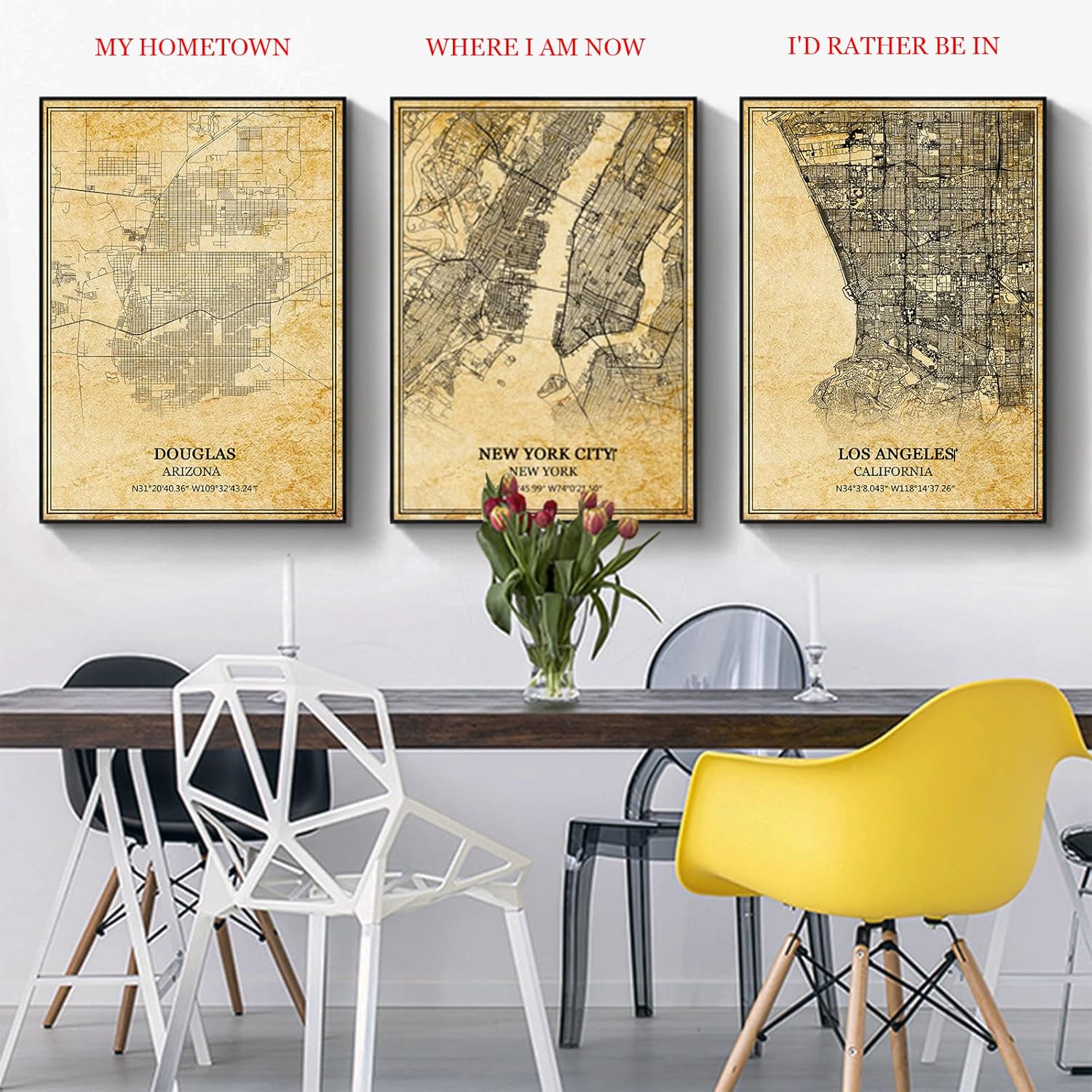 TANOKCRS Póster de mapa vintage de Nueva Orleans, Louisiana, Estados Unidos, América, arte de pared, impresión de mapa, regalo de recuerdo de viaje,