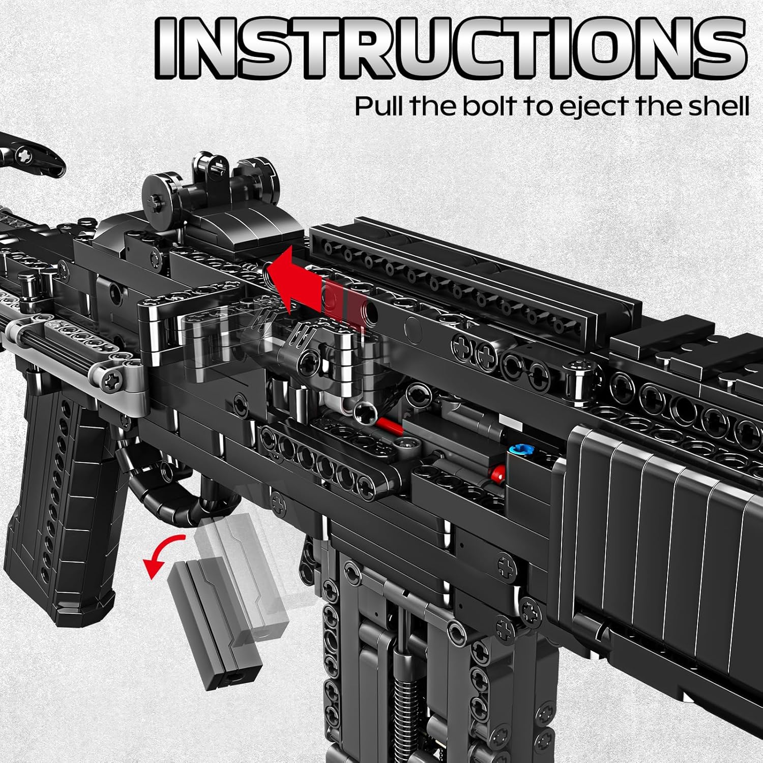 Juguete de colección de ladrillos de construcción MK14 11  1606 piezas modelo de pistola de construcción de francotirador juego de francotirador