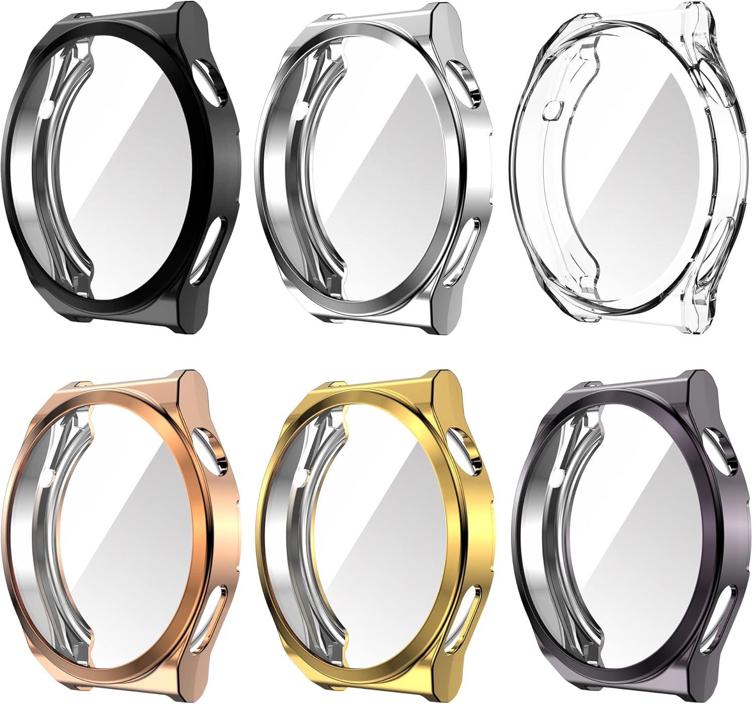 FitTurn Compatible con Huawei Watch GT3 Pro de 1.811 in 1.693 in TPU suave resistente a los arañazos, carcasa protectora para Huawei Watch GT3 Pro