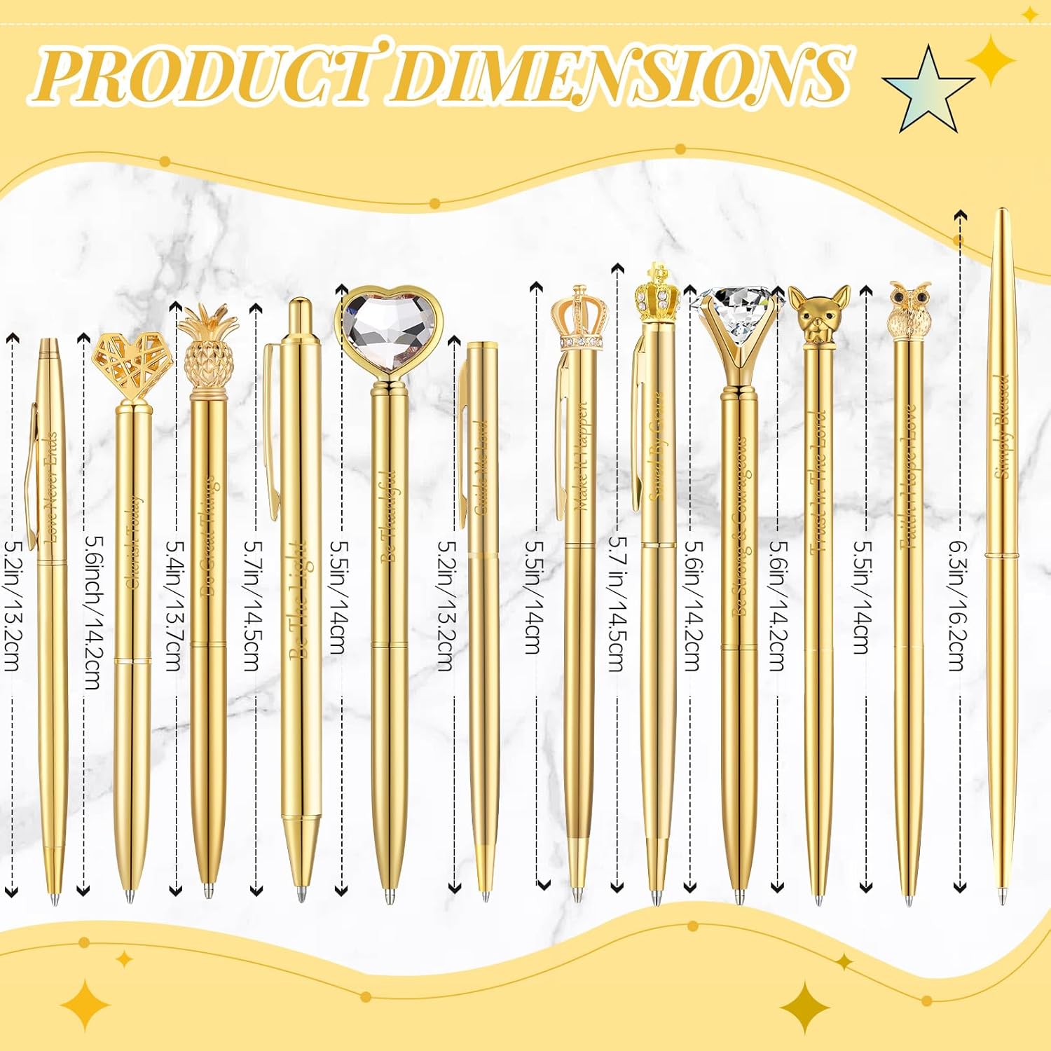 12 bolígrafos inspiradores con versículo bíblico, escritura cristiana, bolígrafos de arena líquida con purpurina de cristal, corona, bonitos