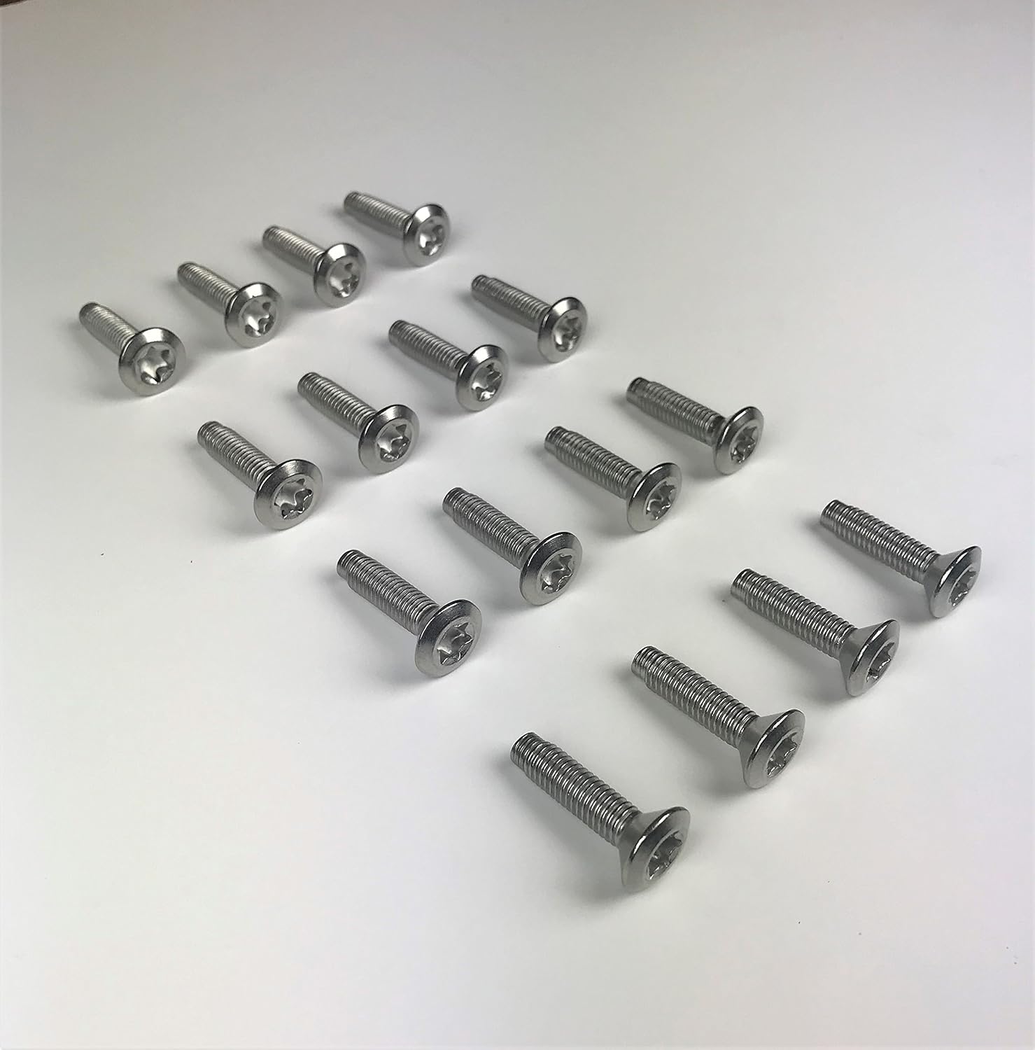 Tornillos Torx para puerta y capó de acero inoxidable de 16 unidades compatibles con modelos Jeep Wrangler JK 2007 a 2018