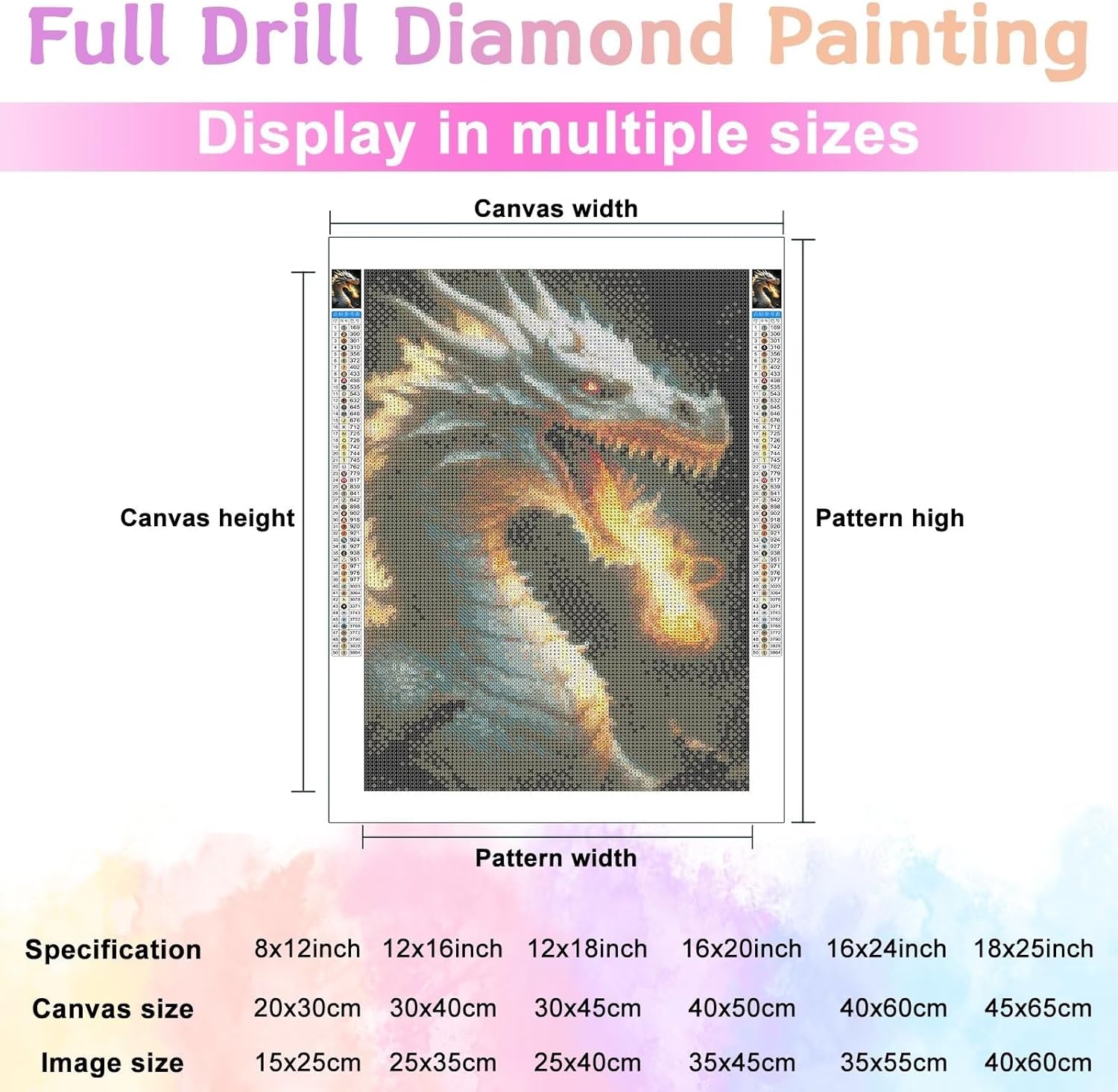 CoHraeu Kits de pintura de diamantes 5D, kits de arte de diamantes para adultos y niños, diamantes de imitación de taladro completo, manualidades,