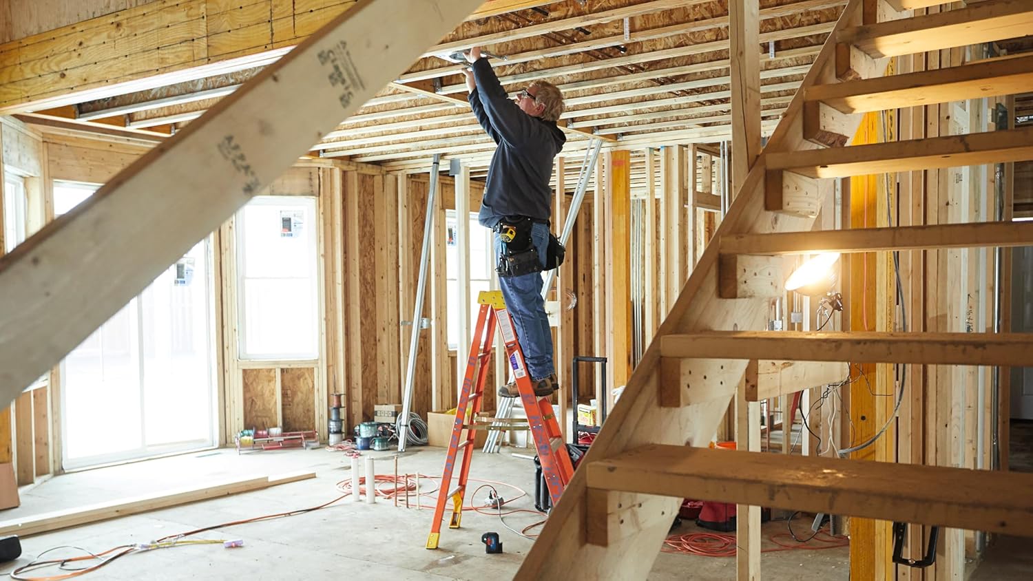 Bosch GPL100-50G Nivel láser de alineación de 5 puntos de 125 pies 360 con soporte magnético integrado, nivel láser de 5 puntos de servicio pesado - Imagen 9