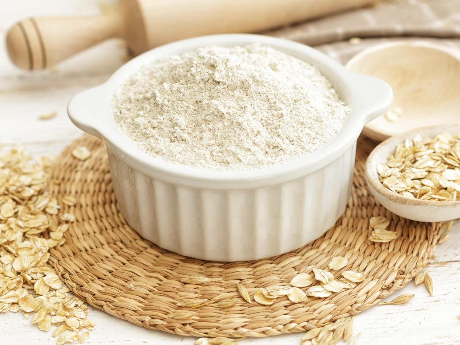 Grain Millers – Avena a granel para avena, 25 o 50 paquetes de Louisiana Pantry (orgánico enrollado #5, bolsa de 50 libras)