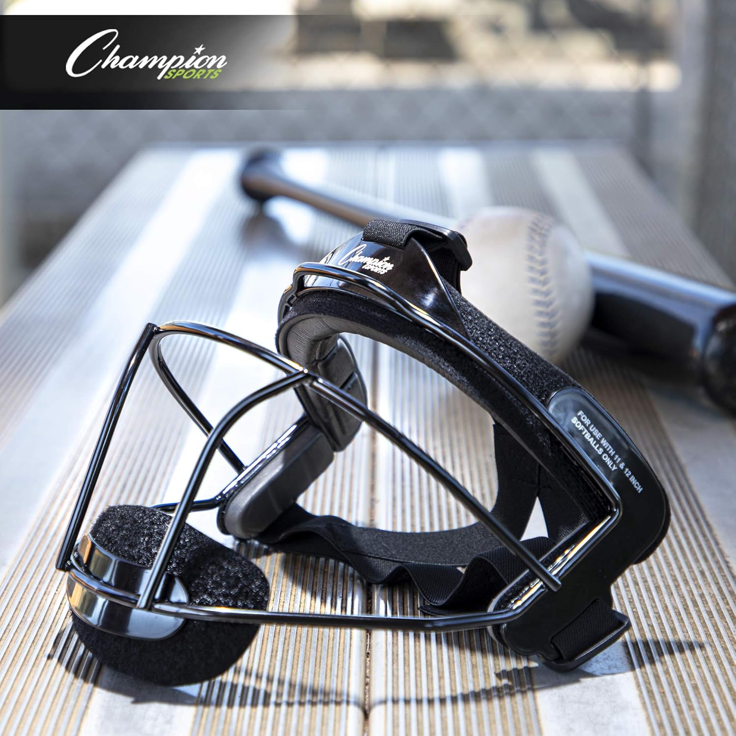 Champion Sports Steel Softball Face Mask