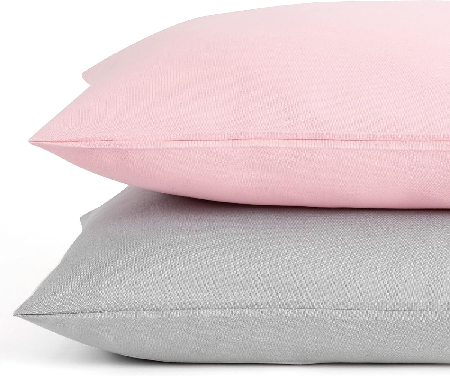 TILLYOU Paquete de 2 fundas de almohada para niños pequeños con cremallera, de microfibra suave y sedosa de 13 x 18 pulgadas, fundas de almohada de