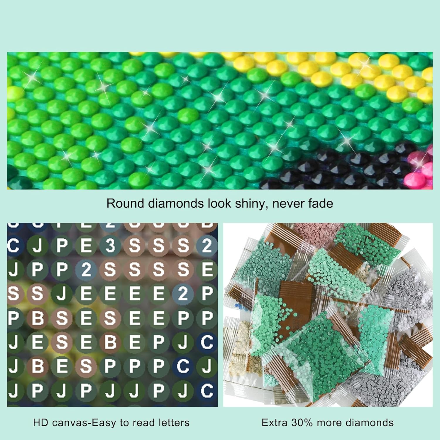 Lxmsja Libros mágicos de castillo 5D, pintura artística de diamantes para adultos, kits de pintura de diamantes, taladro completo redondo de