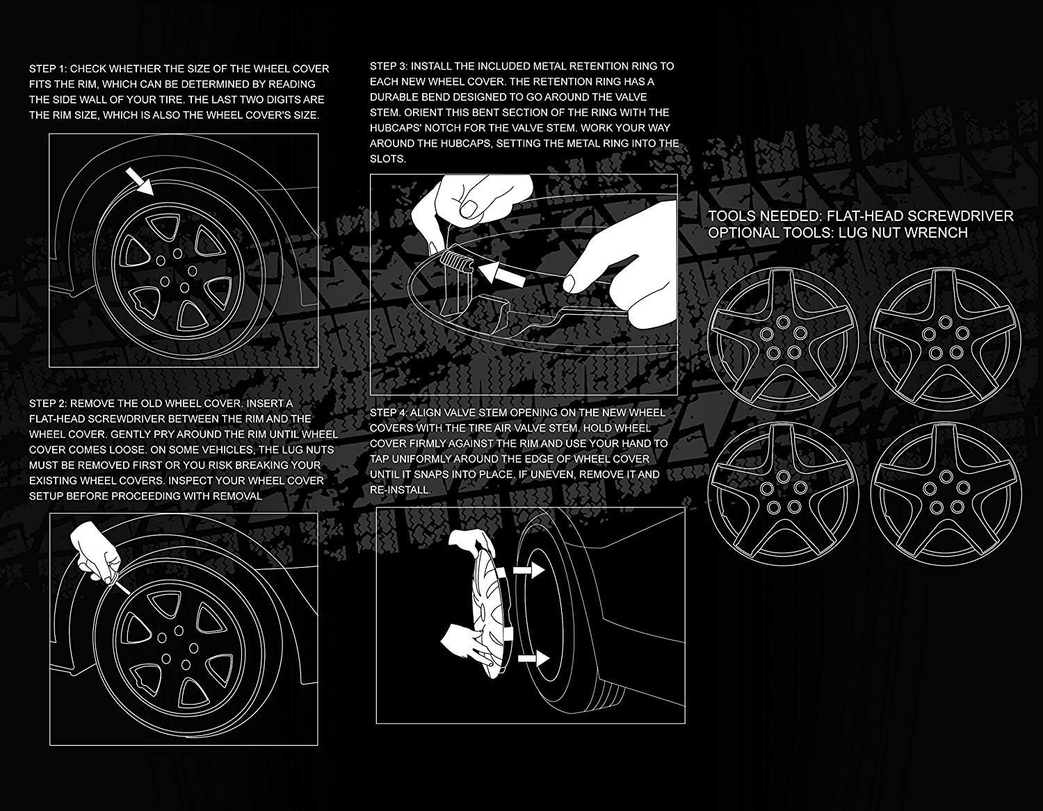Tapacubos de 15 pulgadas, ideales para Toyota Camry 1988-2001 (juego de 4) cubiertas de rueda de 15 pulgadas, tapas de cubo plateadas, accesorios de
