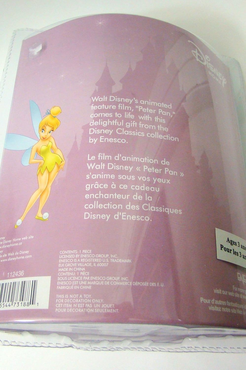Disney Tinkerbell – Alcancía de 9 pulgadas de alto