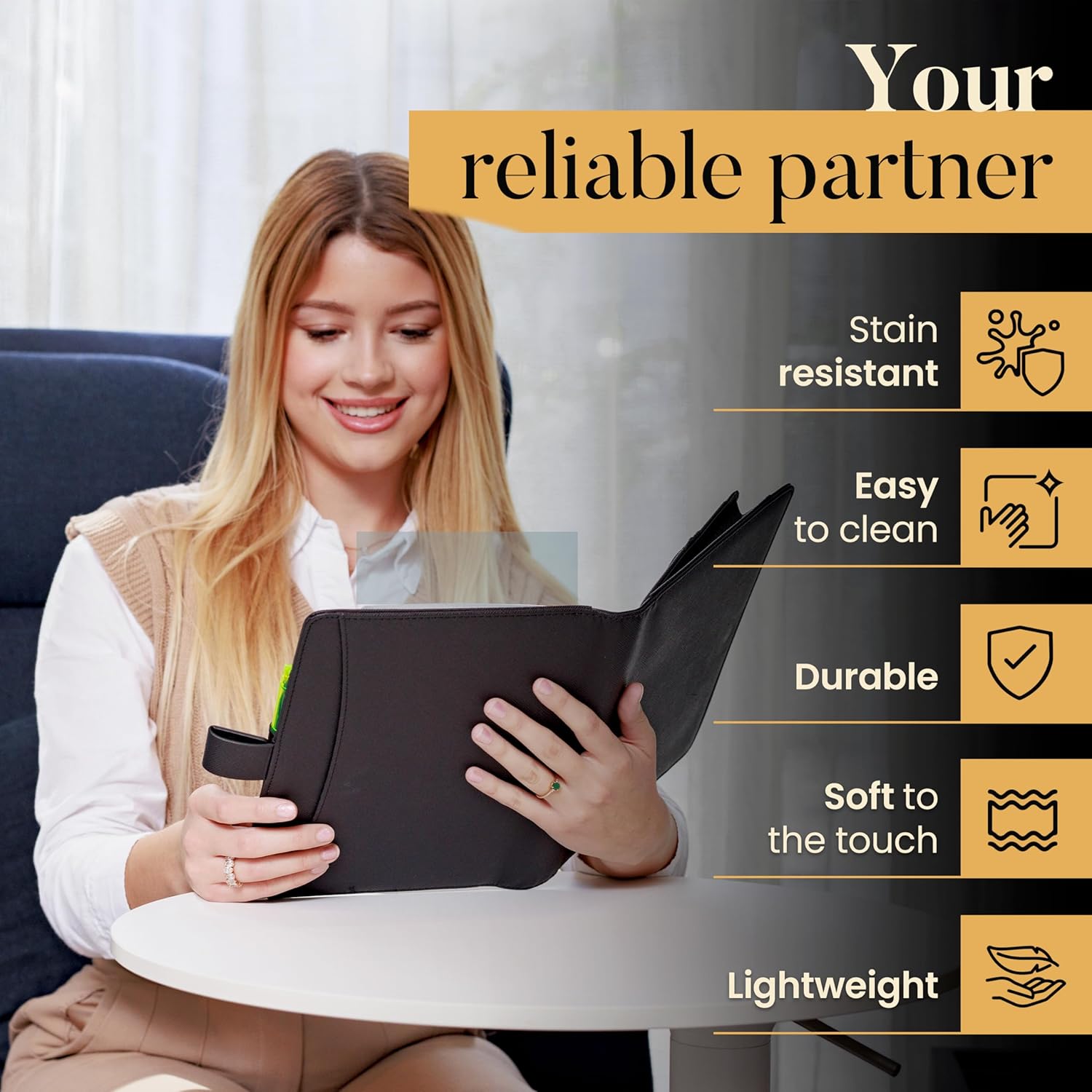 Trailblaze Funda de cuero para cuaderno compatible con Rocketbook  Cuaderno de lujo de cuero para hombres y mujeres  Organizador de cartera con