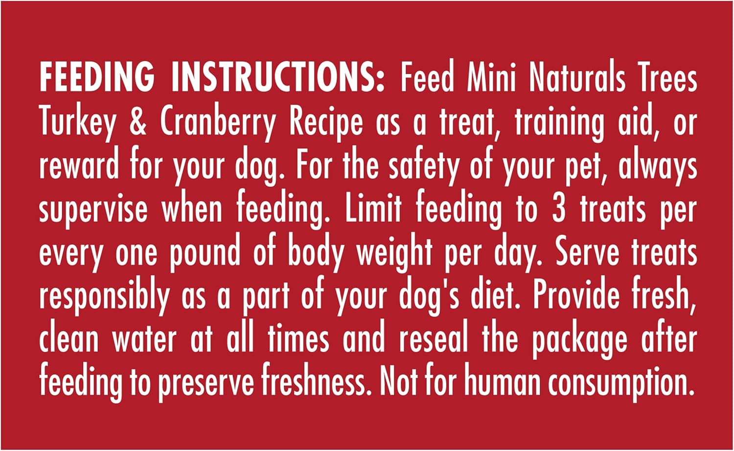 Zuke’s Mini Naturals Premios suaves para entrenamiento de perros, árboles, receta de pavo y arándano, bolsa de 5 onzas –