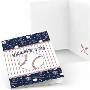 Big Dot of Happiness Batter Up – Tarjetas de agradecimiento para baby shower o fiesta de cumpleaños (8 unidades) Big Dot of Happiness Batter Up – Tarjetas de agradecimiento para baby shower o fiesta de cumpleaños (8 unidades)