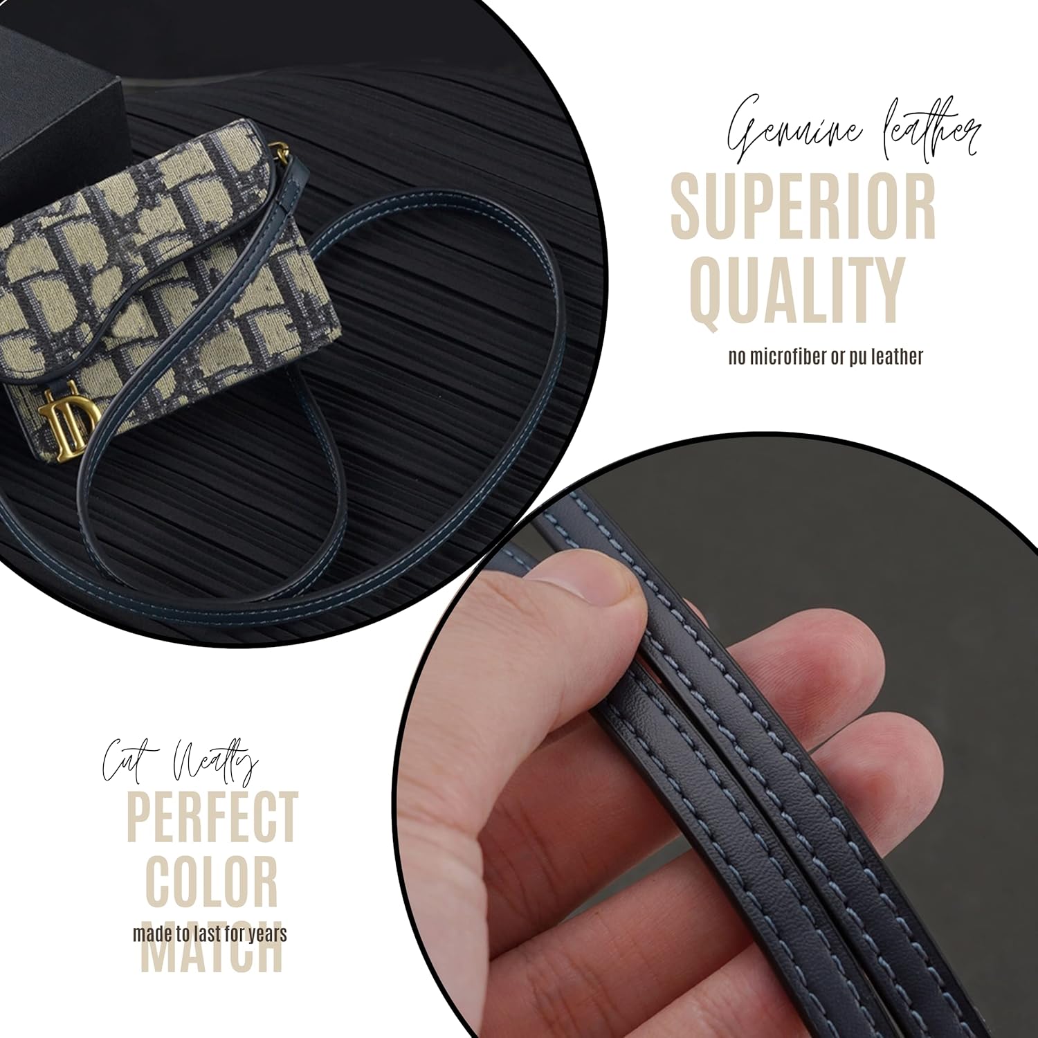 Saddle Wallet Chain Insert, Long Saddle Wallet with Chain, Card Holder Conversion Kit Wallet on Chain, Credit Card Holder Insert Crossbody (90cm Old