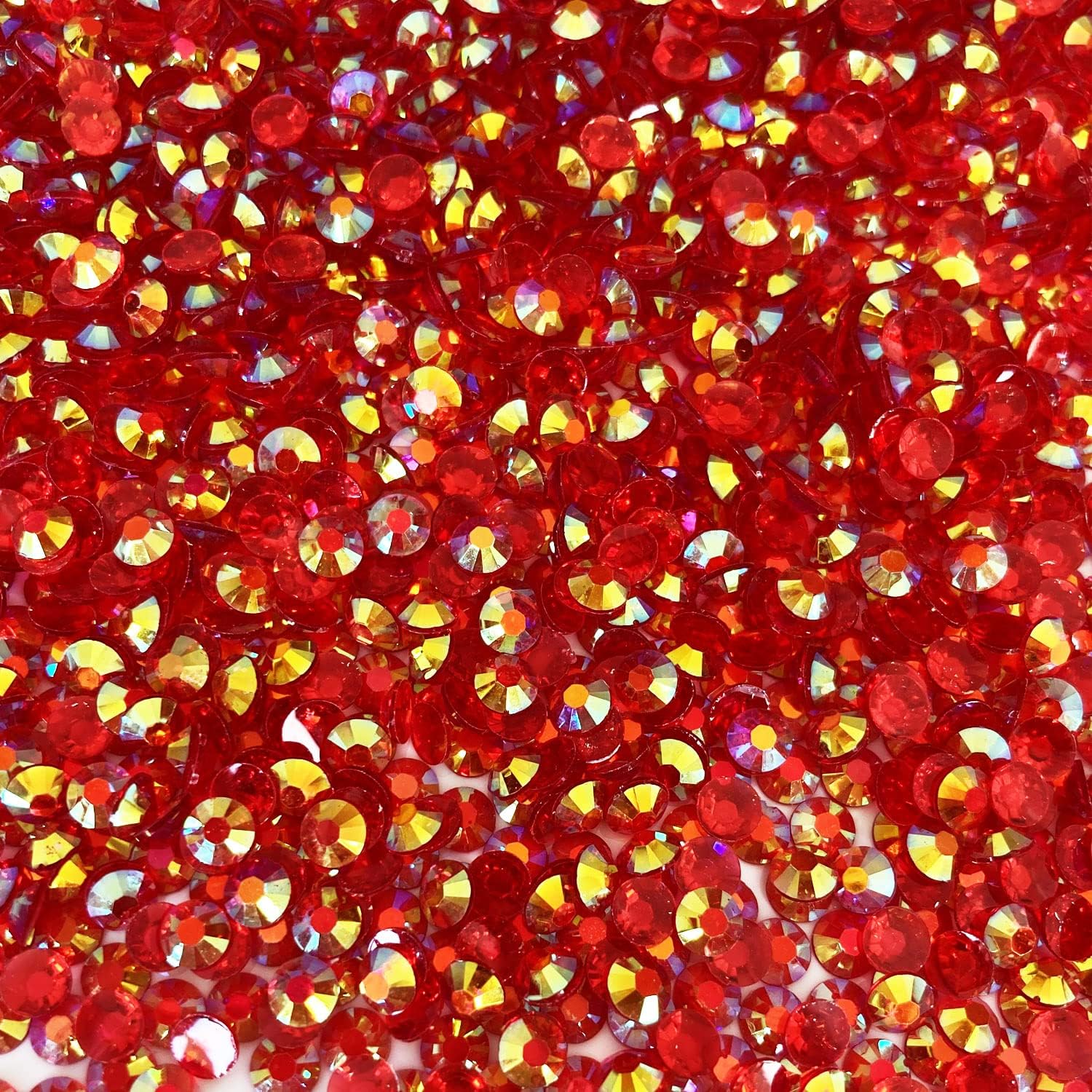 5000 diamantes de imitación de parte trasera plana, diamantes de imitación de resina de gelatina para manualidades, diamantes de imitación de resina
