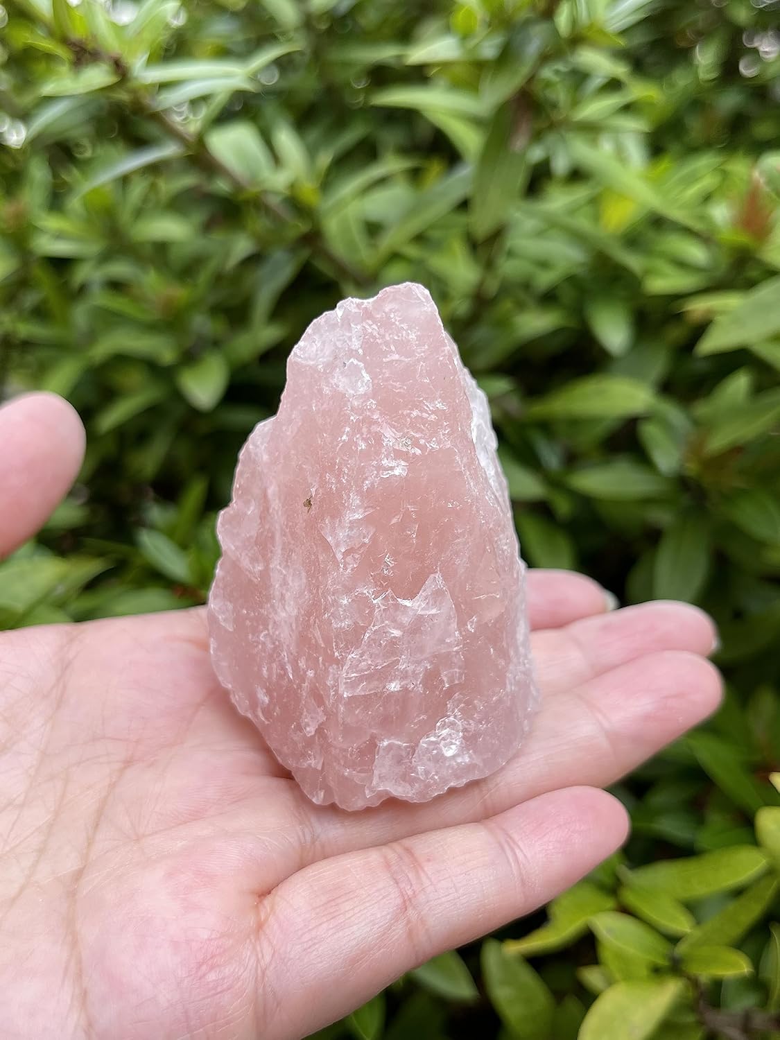 Piedras naturales ásperas de cuarzo rosa grande, cuarzo rosa crudo de 2.5-4 pulgadas, cuarzo rosa, piedra de amor, cristales curativos, 0.25-2 libras