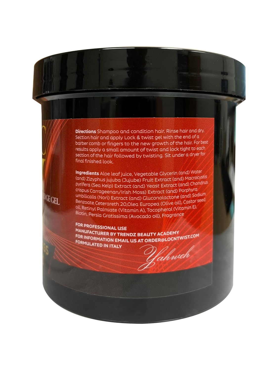 LOC N Twists Braids Wave Edge Gel Extra Strong Hold, 16 oz.15.1 fl oz. (aroma a hierba de limón) – Recién actualizado – (paquete de 2)