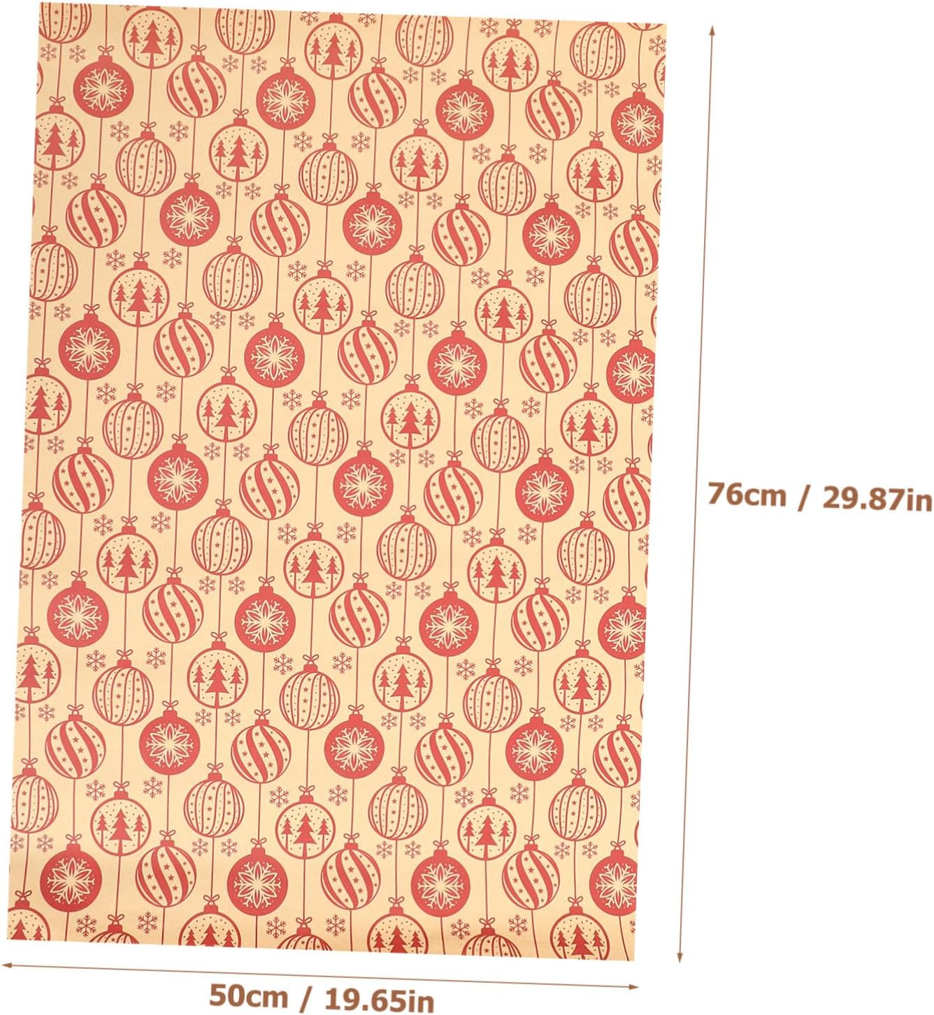 BESPORTBLE Papel de embalaje para decoración de Navidad, papel de regalo de Navidad, papel de envoltura de flores, papel de regalo de Navidad, papel