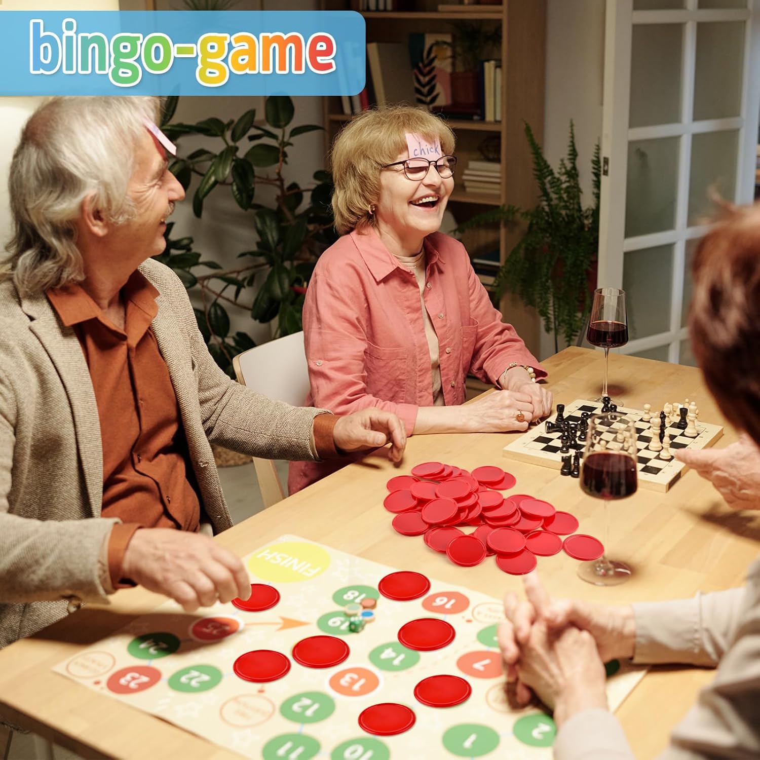 Coopay Discos de contador de aprendizaje de plástico de 1.5 pulgadas, discos de conteo de fichas de bingo para práctica de matemáticas y fichas de
