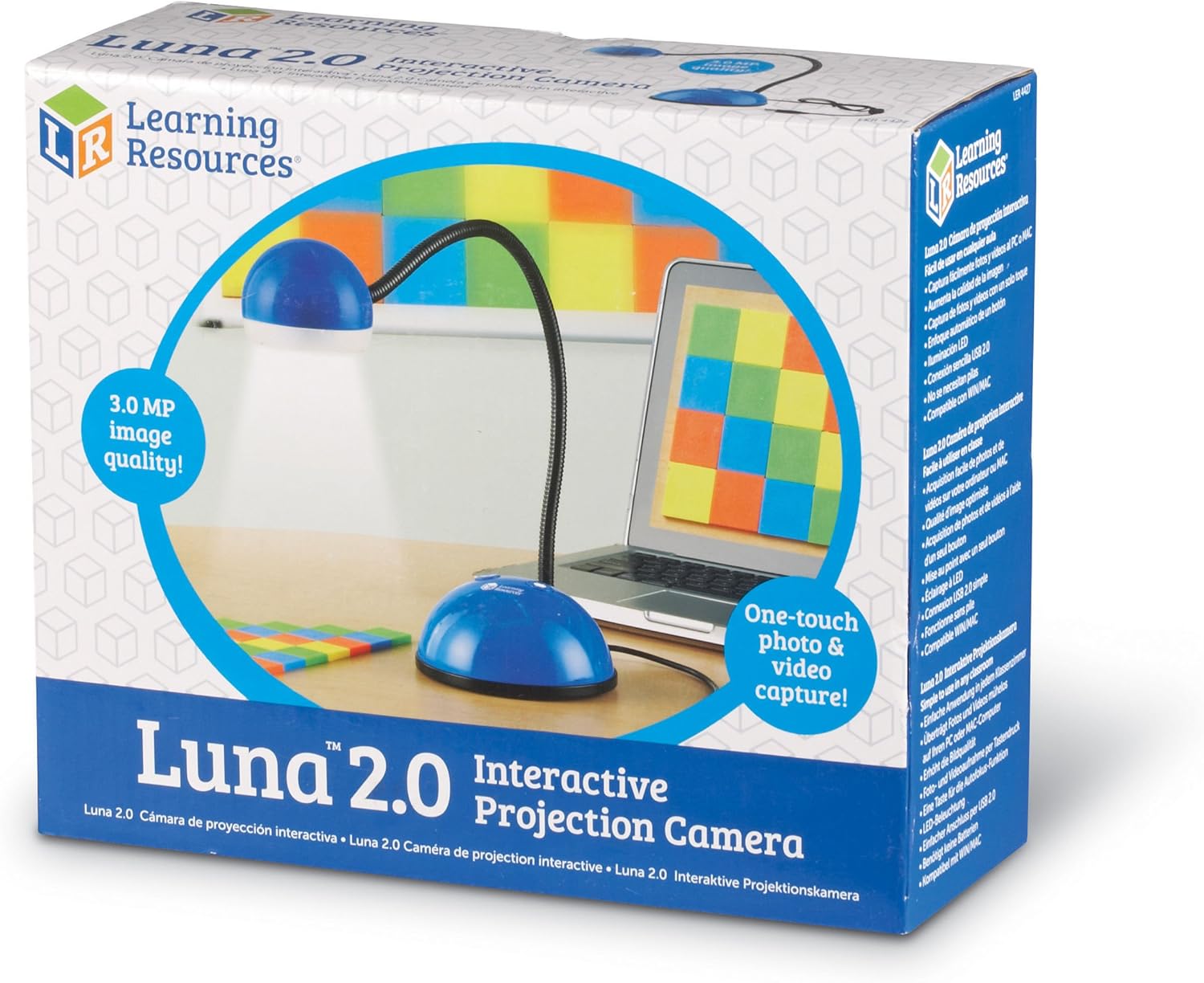 Learning Resources Luna 2.0 Cámara de proyección digital interactiva fácil de usar