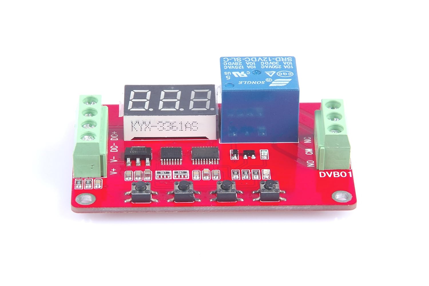 LM YN Comparador digital de voltaje de 0 a 100 V, control de medición de voltaje, medición de voltaje, protección de descarga de sobretensión,