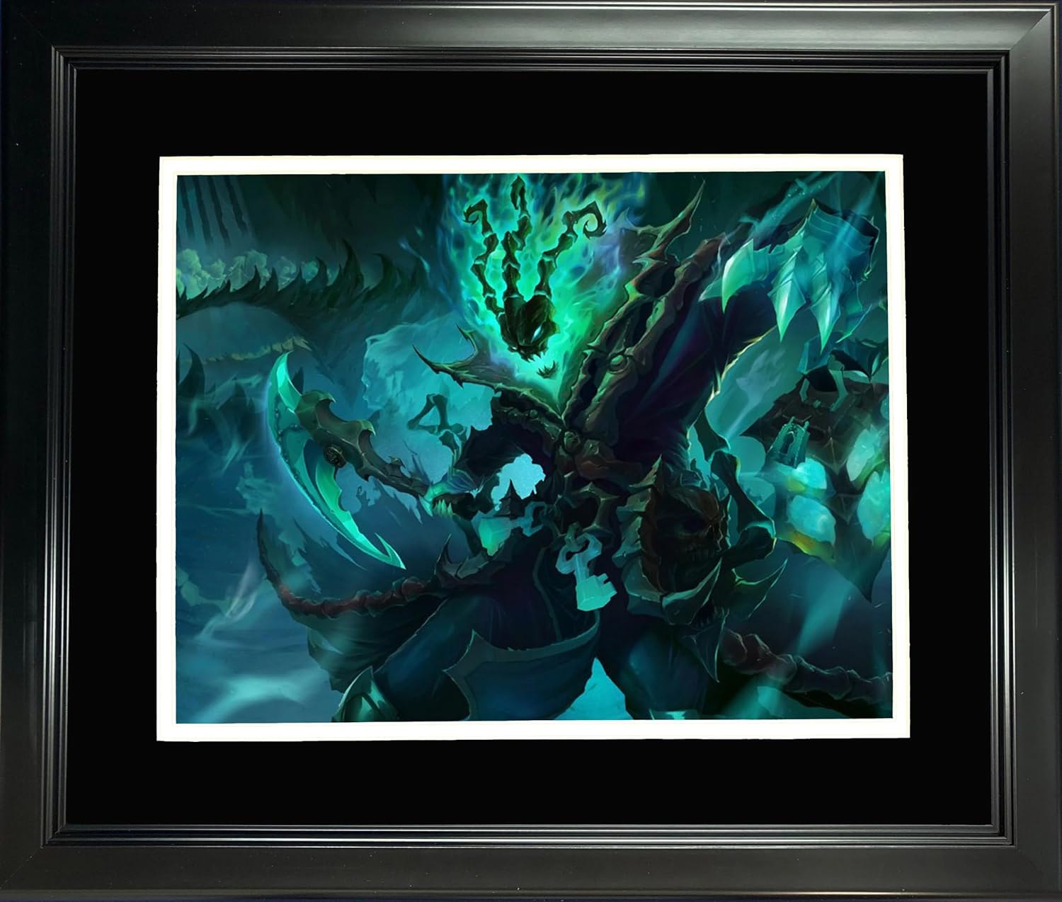 Foto de videojuego enmarcada de League of Legends Thresh 12″x15″