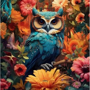 MOGTAA Kits de arte de diamantes de búho para adultos, kit de pintura de diamante de búho para principiantes, kit de bricolaje 5D de puntos de MOGTAA Kits de arte de diamantes de búho para adultos, kit de pintura de diamante de búho para principiantes, kit de bricolaje 5D de puntos de