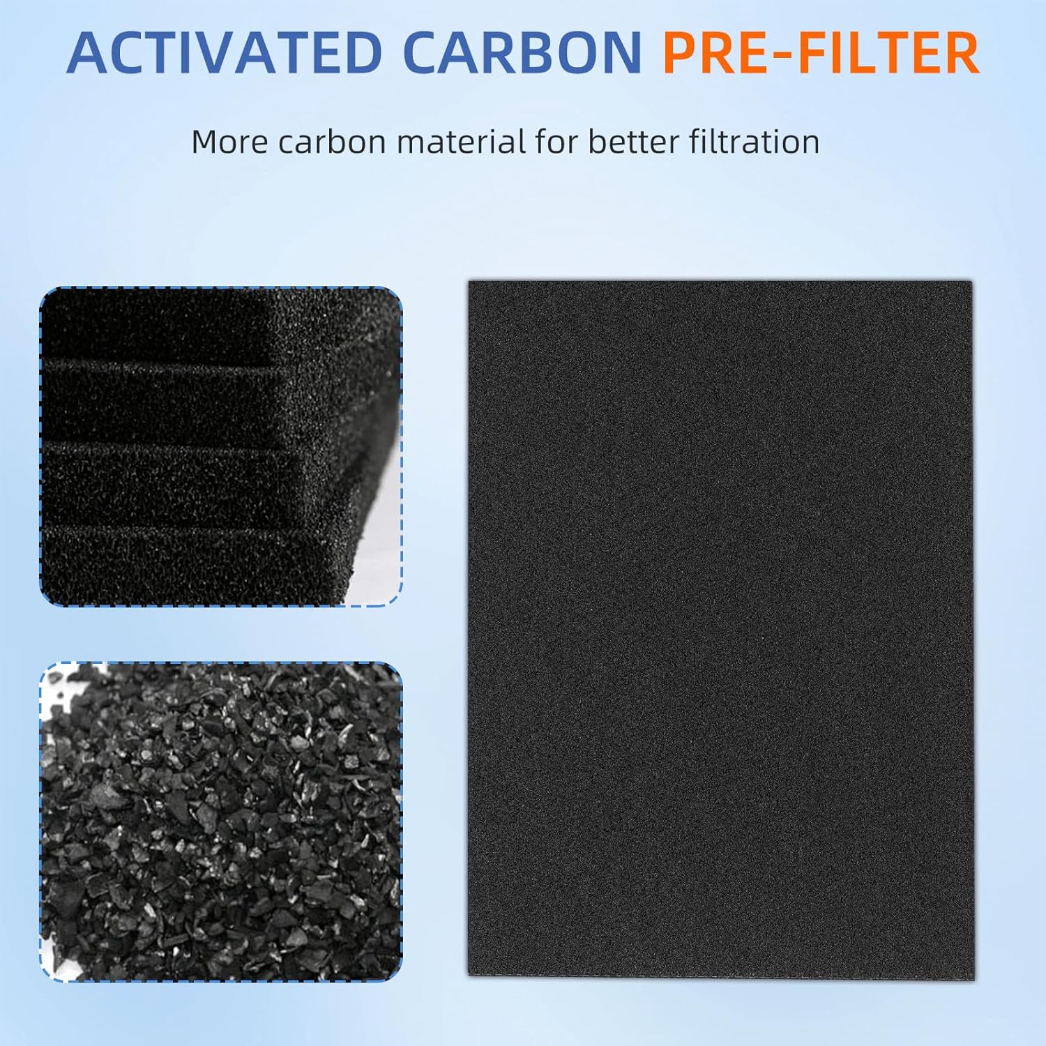 Filtro de repuesto HEPA C545 S para purificador de aire Winix C545, 2 filtros HEPA H13 + 8 prefiltros de carbón activado, parte 1712-0096-00 y