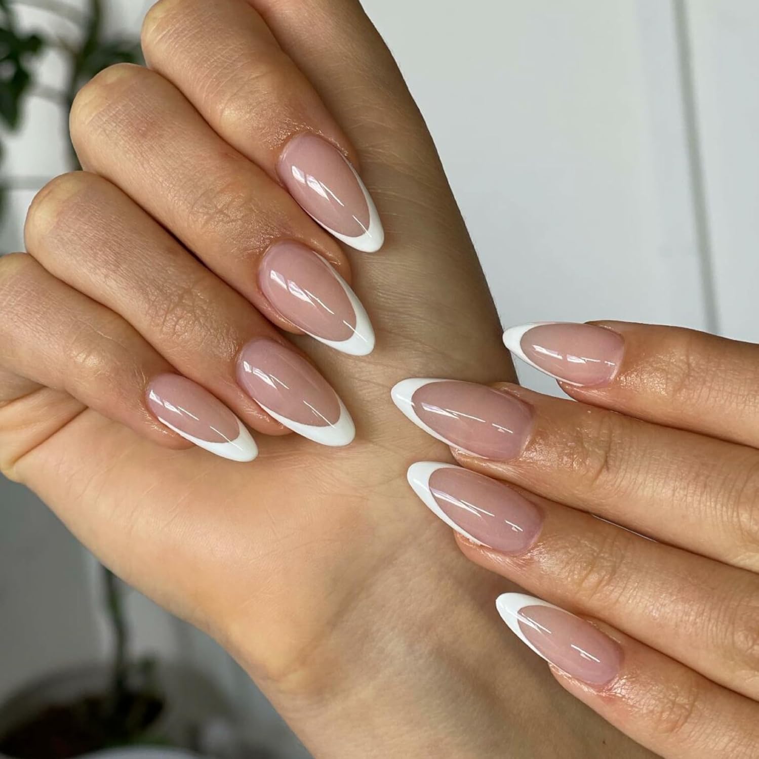 Nail Gel-X – Juego de puntas medianas de almendra natural, calidad premium, 600 puntas en 12 tamaños, kit completo de extensión de uñas de
