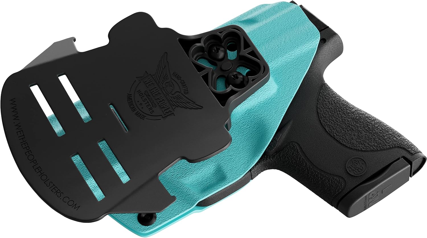 We The People Holsters – Aqua – Cinturón exterior abierto – Funda OWB Kydex – Paseoinclinaciónretención ajustable