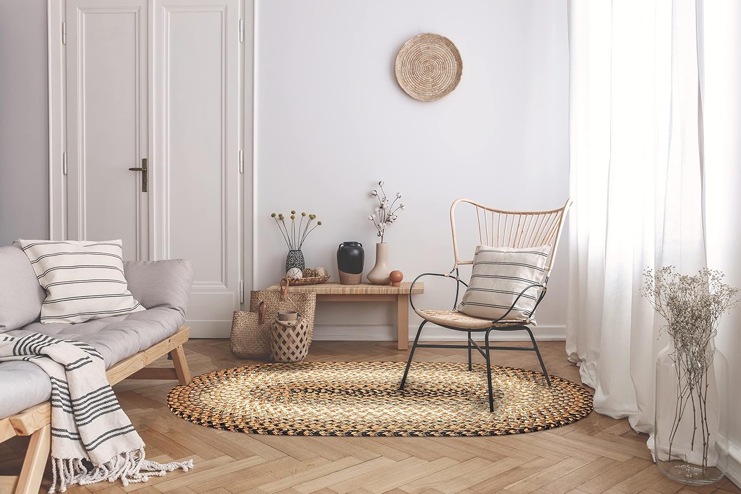 RRI Home Decor Eastport – Alfombra de área, 4 x 6, taupetone