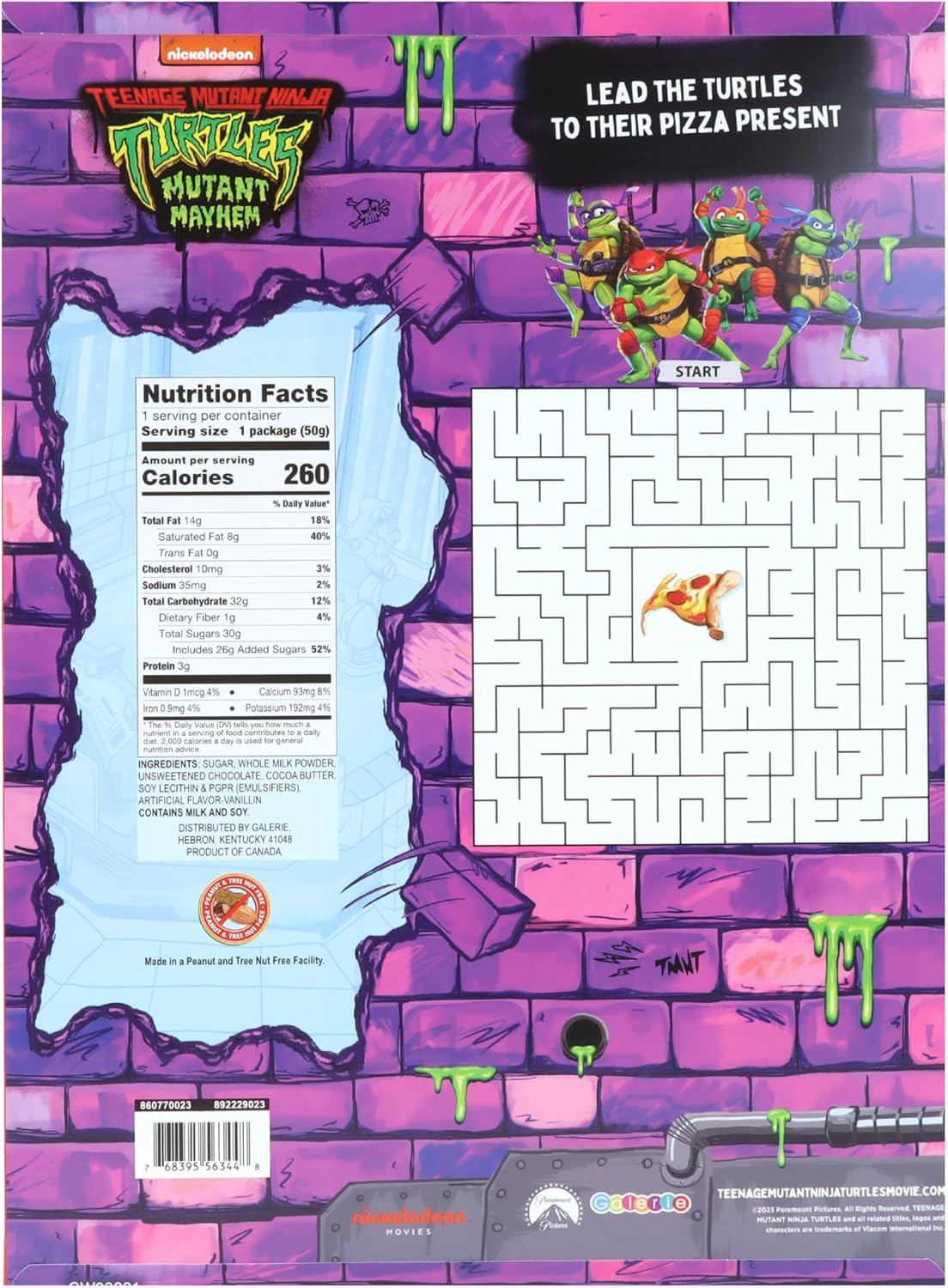 Galerie Calendario de Adviento navideño relleno de chocolate de las tortugas ninja mutantes adolescentes, actividades familiares navideñas