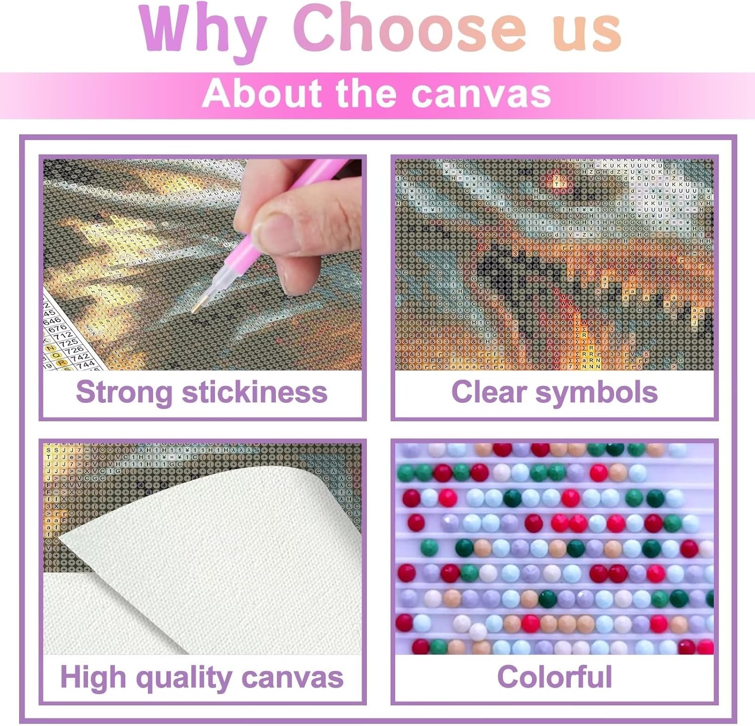 CoHraeu Kits de pintura de diamantes 5D, kits de arte de diamantes para adultos y niños, diamantes de imitación de taladro completo, manualidades,