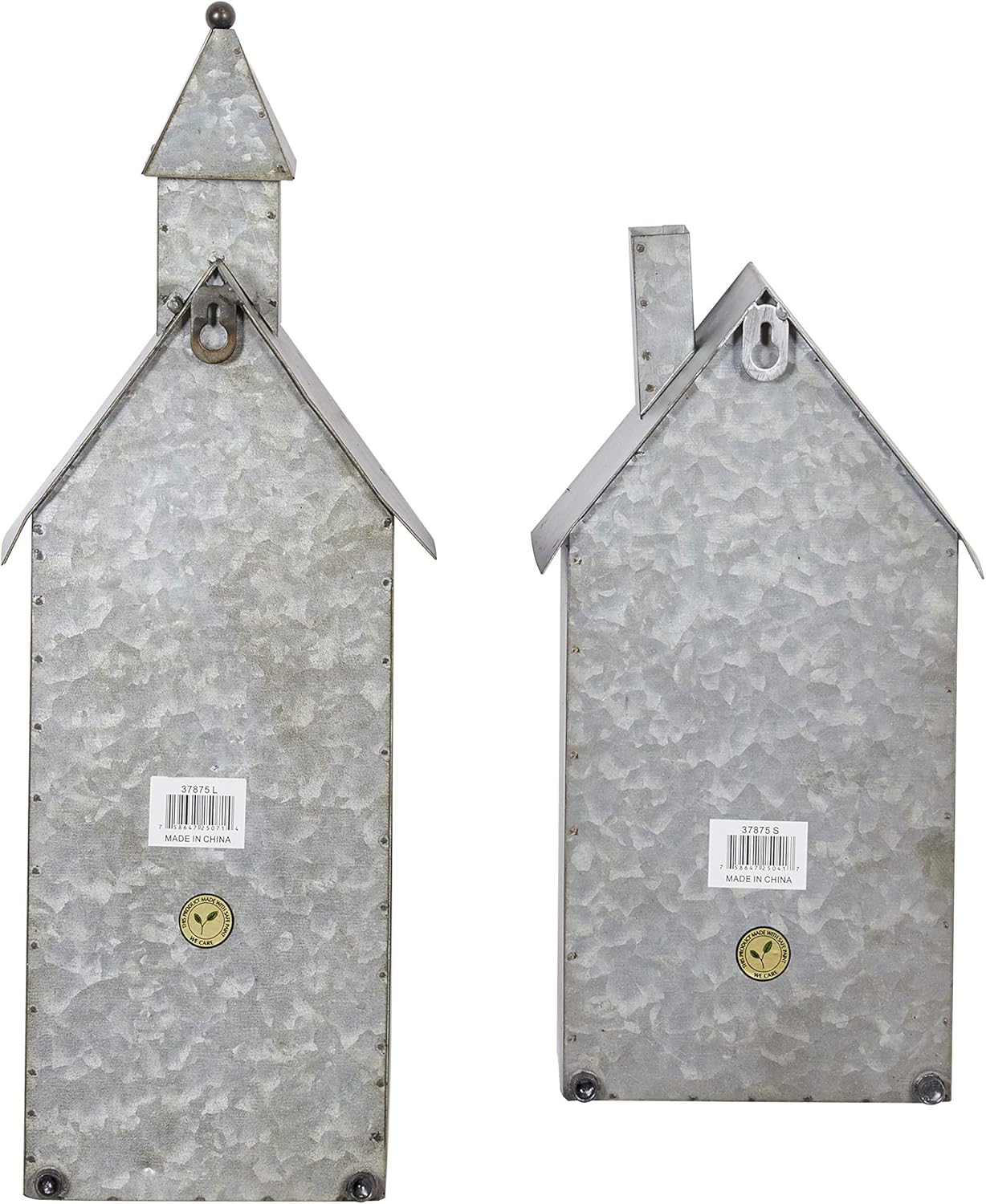 Deco 79 Portavelas, S2 13″, 18″ H, Gris