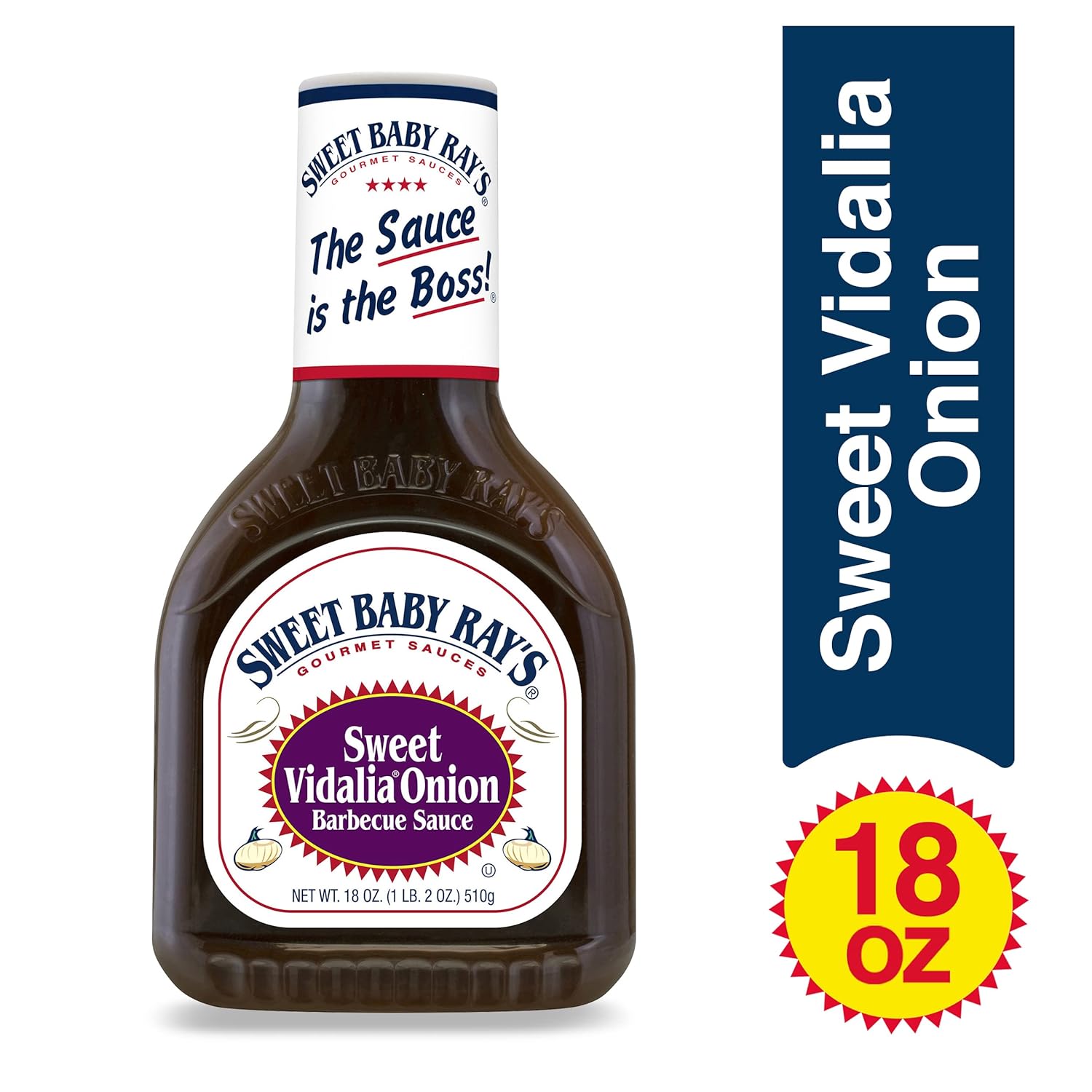 Sweet Baby Ray’s Salsa para barbacoa Vidalia 18 onzas (paquete de 4)