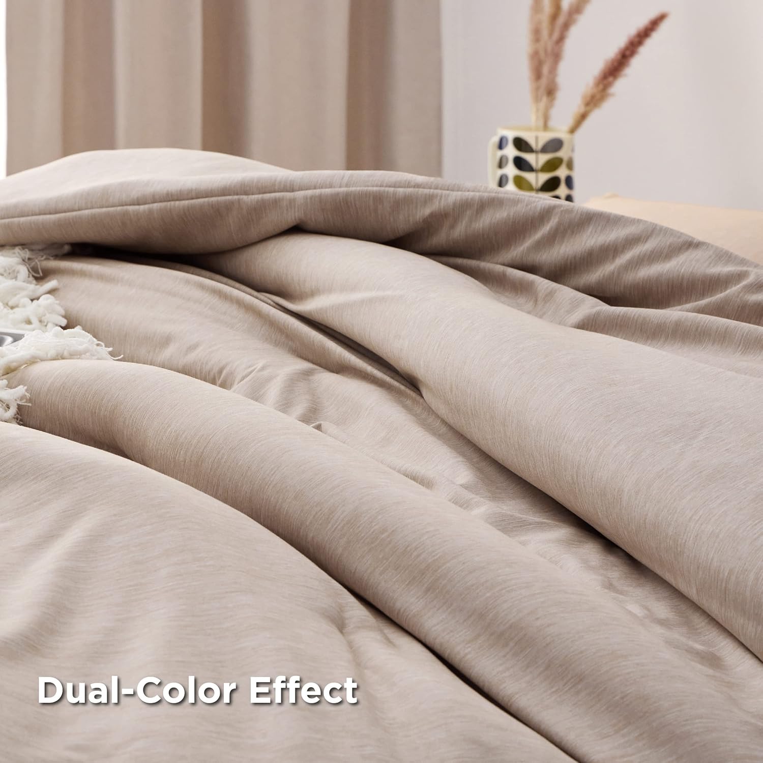 Bedsure Juego de edredón azul marino, tamaño Queen, juego de ropa de cama suave para todas las estaciones