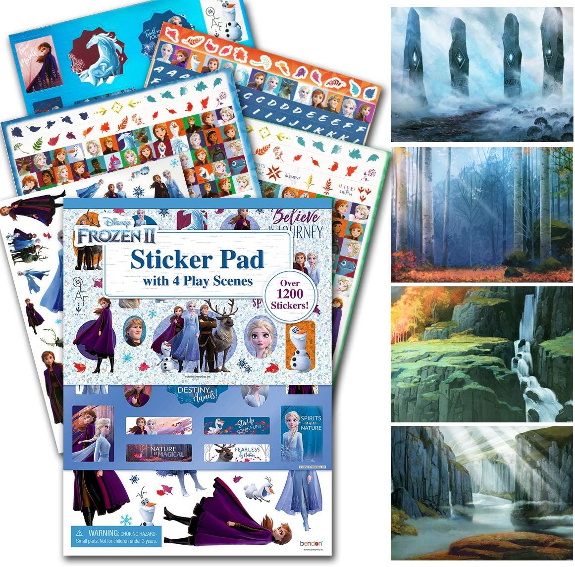 Disney Frozen 2 – Juego de actividades de libro para colorear con calcomanías e imaginación