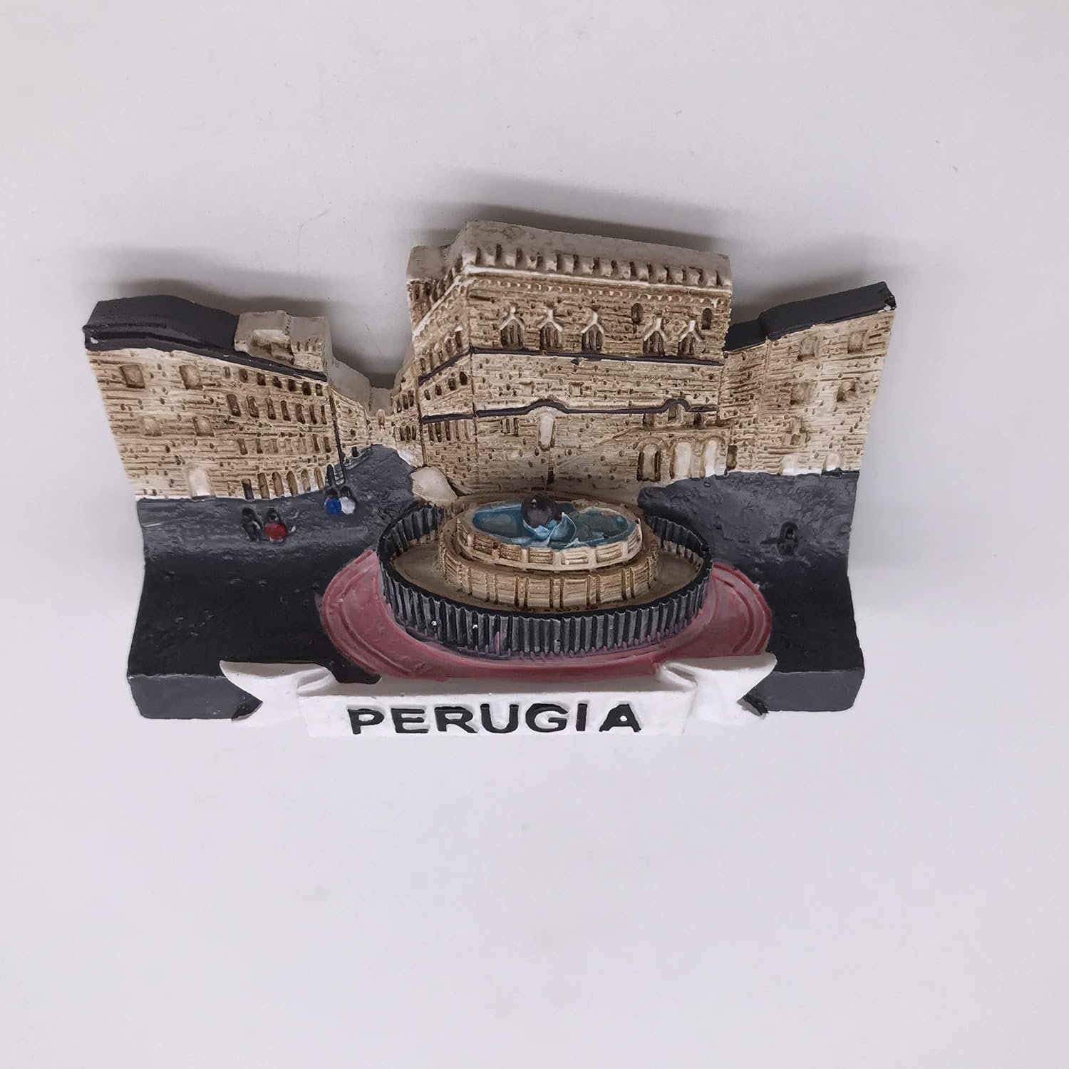 Perugia Italia 3D imán de refrigerador recuerdos turísticos resina pegatinas magnéticas imán de nevera decoración del hogar y cocina de China