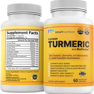 Rio Suplemento de cúrcuma platino con BioPerine con quercetina y glucosamina para asistencia de la función articular – Retención de memoria – Rio Suplemento de cúrcuma platino con BioPerine con quercetina y glucosamina para asistencia de la función articular – Retención de memoria –