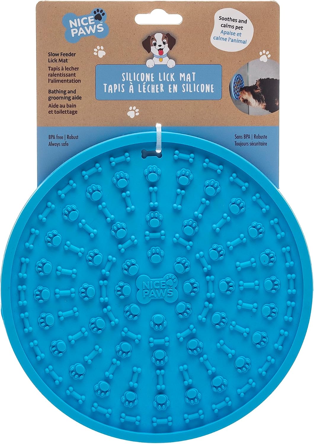 Alfombrilla para lamer perros y gatos  Divertida almohadilla de distracción para perros con ventosas, ideal para el tiempo de tratamiento, aseo y