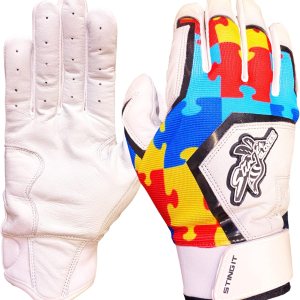 Stinger Sports Guantes de bateo Sting Squad Guantes de béisbol y sóftbol para adultos y jóvenes, ultra suaves, duraderos, transpirables, piel de Stinger Sports Guantes de bateo Sting Squad Guantes de béisbol y sóftbol para adultos y jóvenes, ultra suaves, duraderos, transpirables, piel de