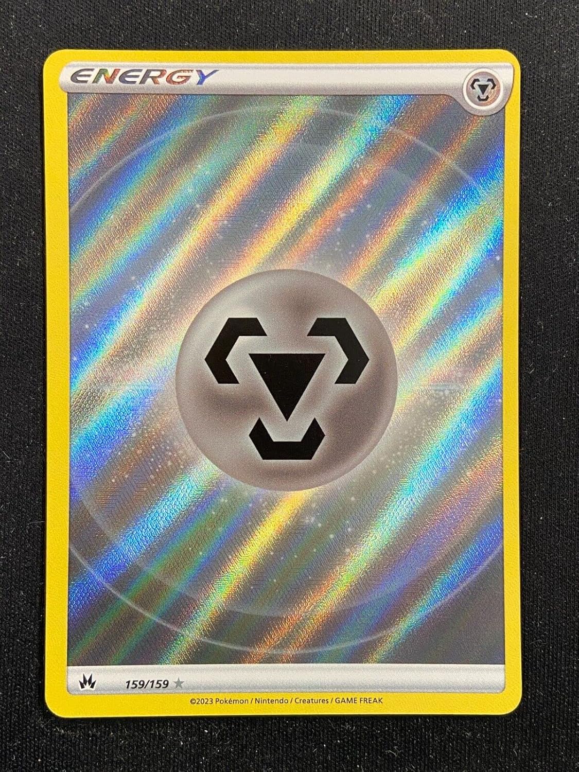 Pokemon – Metal Energy 159159 – Crown Zenith – Tarjeta Ultra Rara – Texturizada