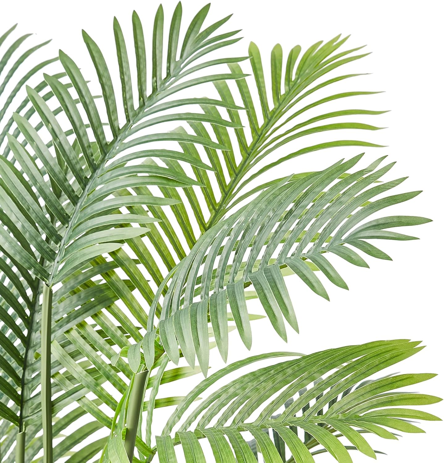 VEVOR Palmera artificial, planta sintética de 6 pies de alto, material de polietileno seguro y protección de inclinación anti-punta, planta de bajo