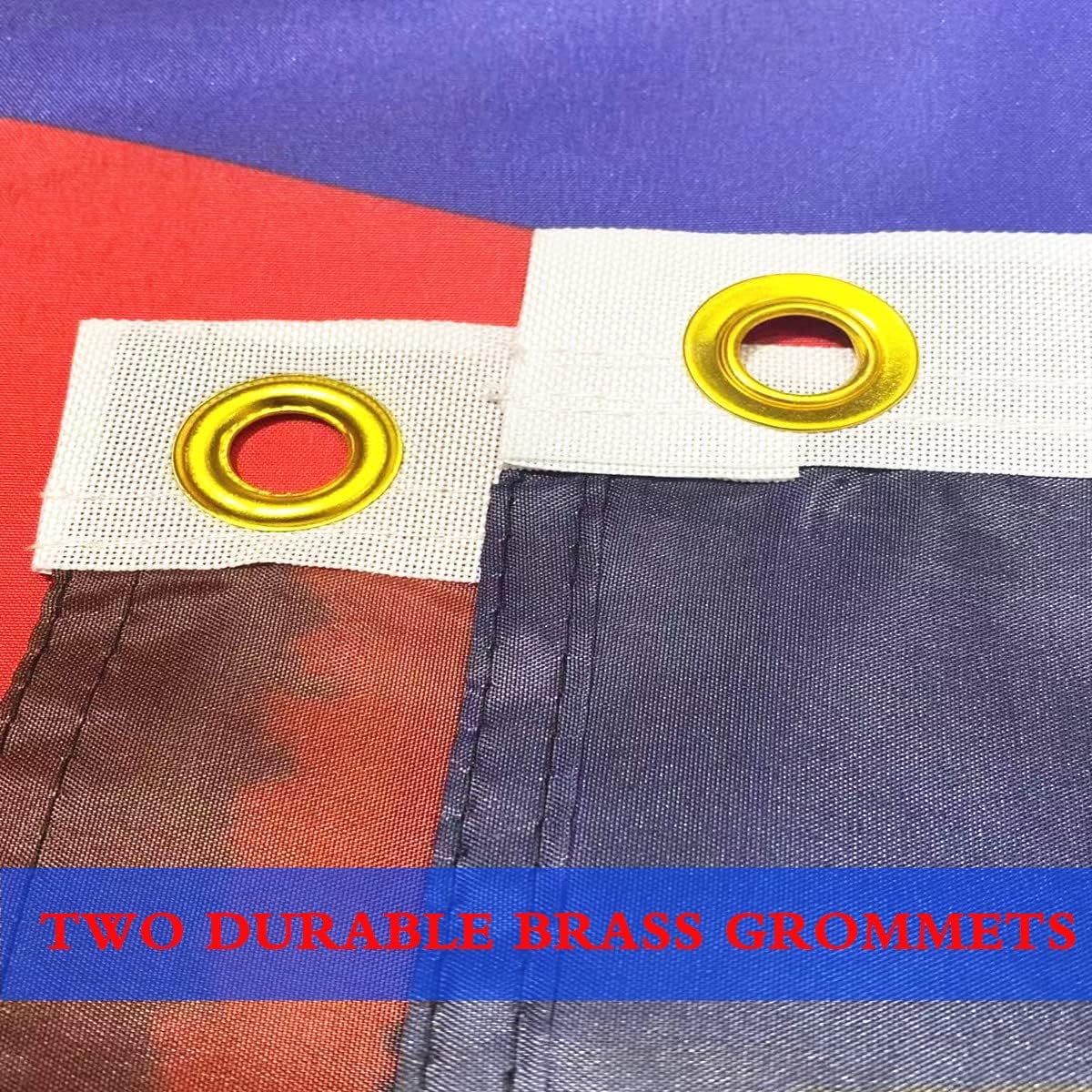 Bandera de México de 10 x 15 pies, banderas nacionales mexicanas con 3 ojales de latón, 4 costuras y poliéster 100D de alta calidad.