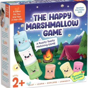 Peaceable Kingdom Happy Marshmallow – Juego para niños a partir de 2 años y desarrolla habilidades motoras finas y combinación de colores para niños Peaceable Kingdom Happy Marshmallow – Juego para niños a partir de 2 años y desarrolla habilidades motoras finas y combinación de colores para niños