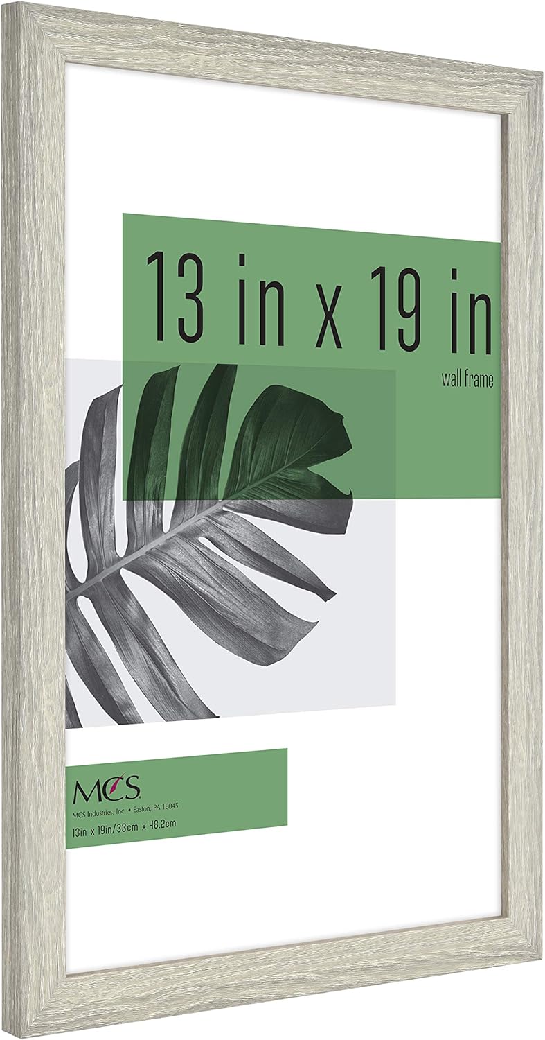 MCS Industries Studio Gallery – Marcos con textura de madera color gris de 13 x 19pulgadas  33.02 x 48.26 cm., 2 unidades