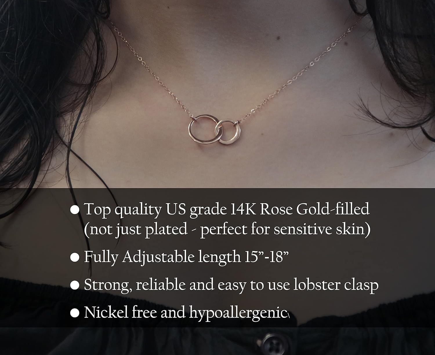 14K Rose Gold-filled Sympathy Gifts for Loss of Father, Memorial Gifts for Loss of Dad, Bereavement Gifts, Necklace with Meaningful Message