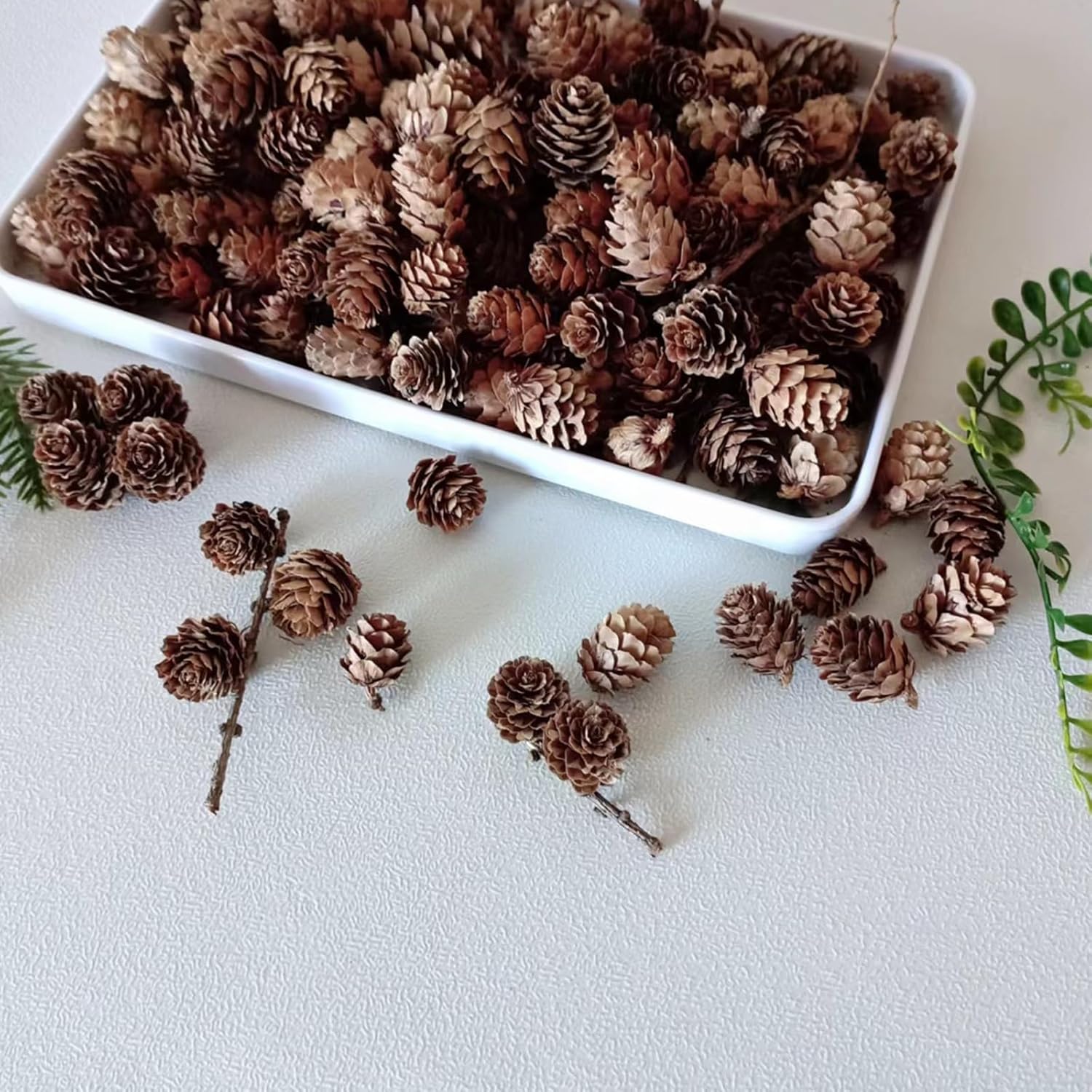 OSTTRPO Conos grandes de pino natural, piñas rústicas de Navidad a granel para manualidades y Navidad, Acción de Gracias, decoración de manualidades