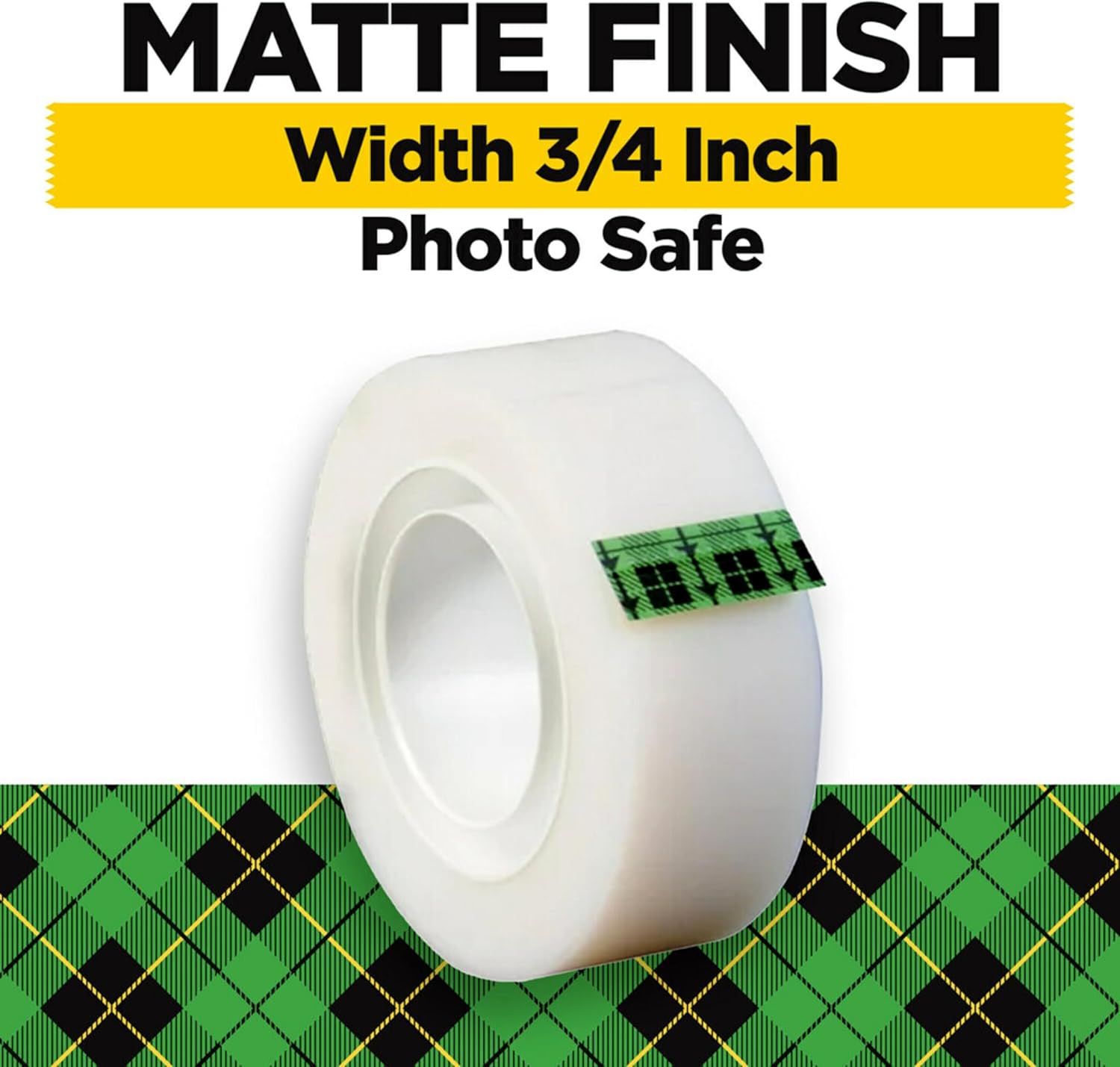 Scotch Cinta mágica, invisible, reparación de tarjetas de Navidad y uso como papel de regalo navideño para Navidad, 12 rollos de cinta