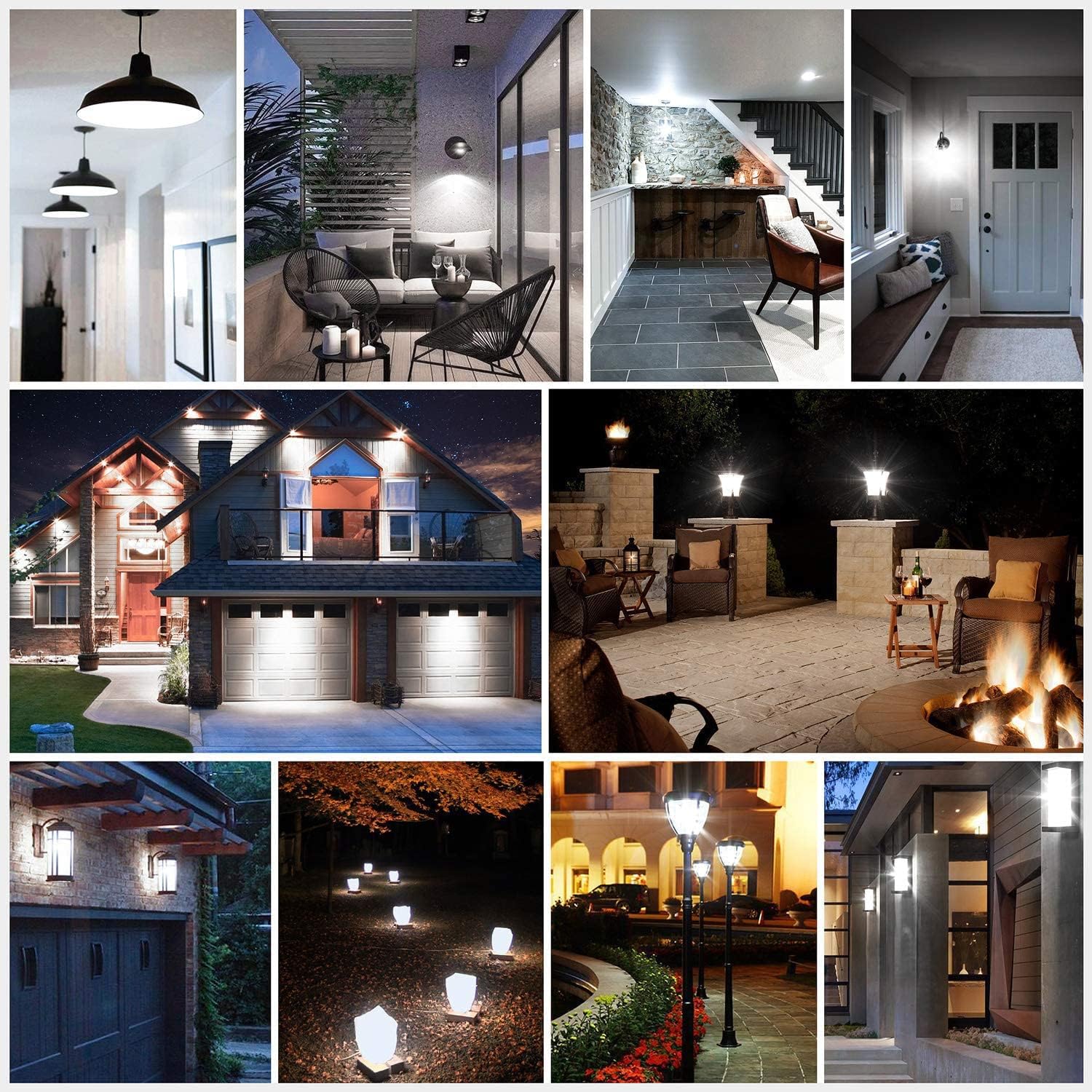 Bombilla LED de maíz con base E26 de 16 W, equivalente a 150 W, blanco frío, 6000 K, 1900 lúmenes, no regulable, adecuada para el hogar, interior,
